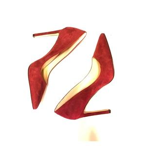 NEW Nine West Wine Colored Suede Heels
